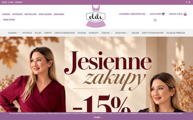 Startseite von Elili Butik