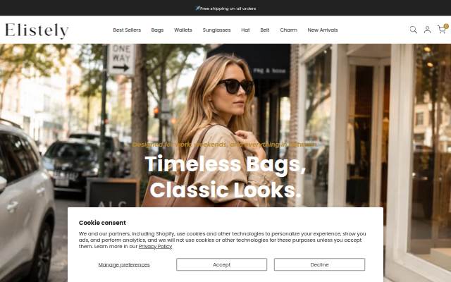 Elistely storefront
