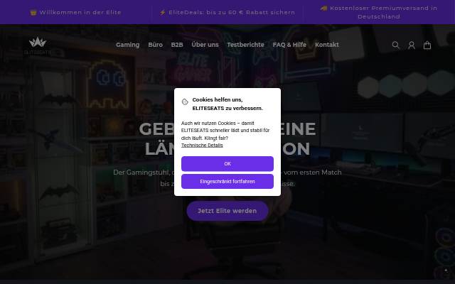 Eliteseats storefront