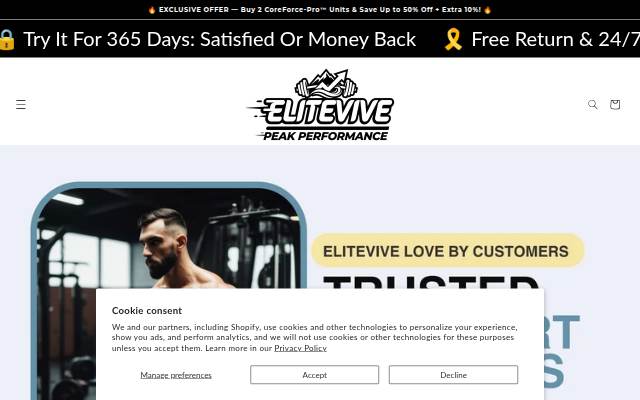 ELITEVIVE storefront