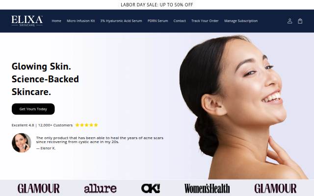 ELIXA storefront