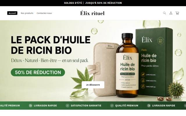 Élix Rituel storefront