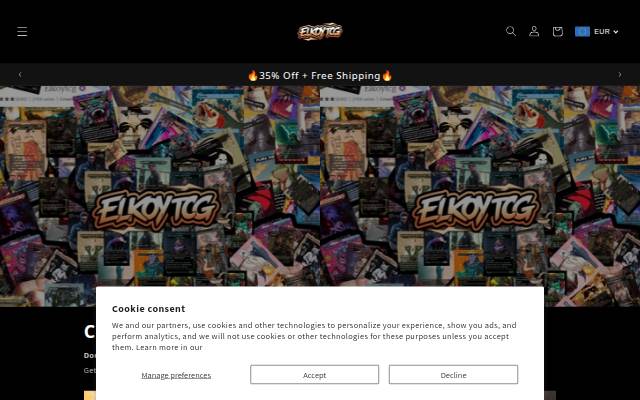 ElkoyTCG storefront