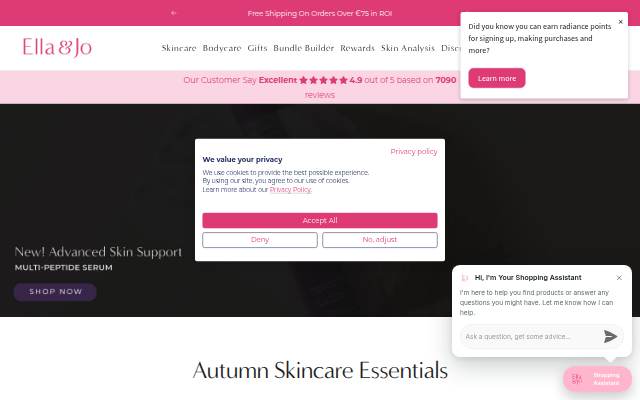 ellaandjo.ie storefront