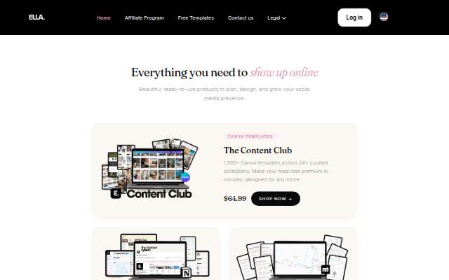ellacreativestudio.com storefront