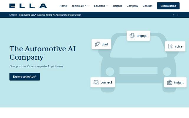 ELLA Digital │ Automotive AI Platform for OEMs &amp; Dealers storefront