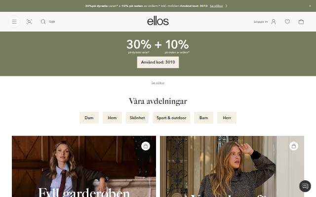 Ellos.se storefront