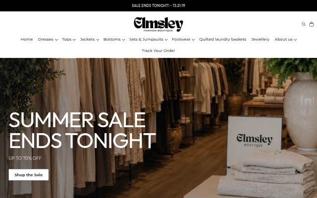 Elmsley Boutique storefront