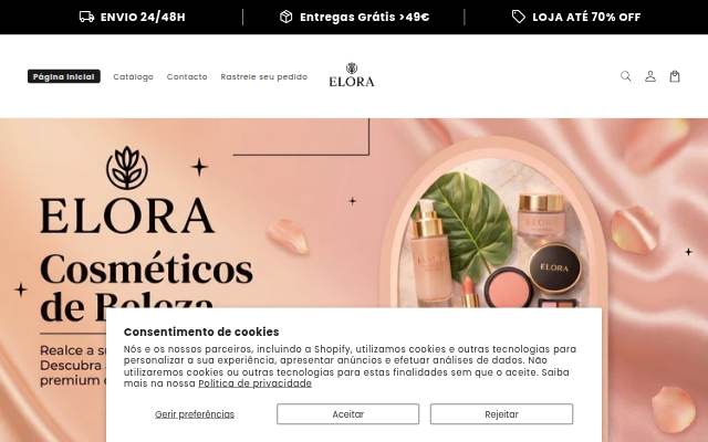 Elora Beauty storefront