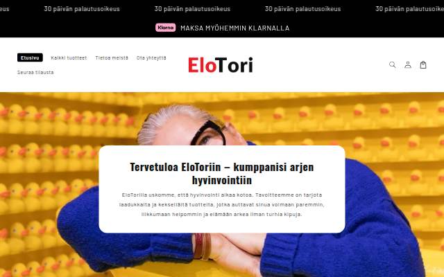 Startseite von EloTori
