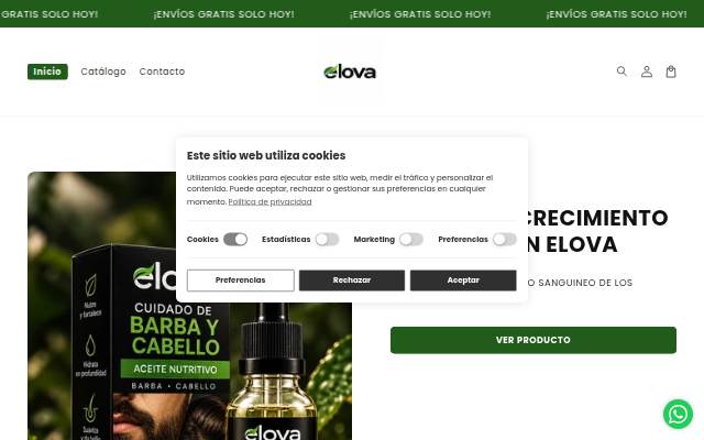 Startseite von ELOVA