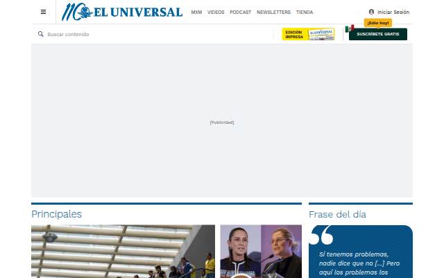 El Universal storefront