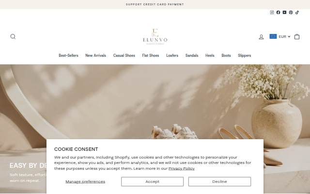 Elunvo storefront