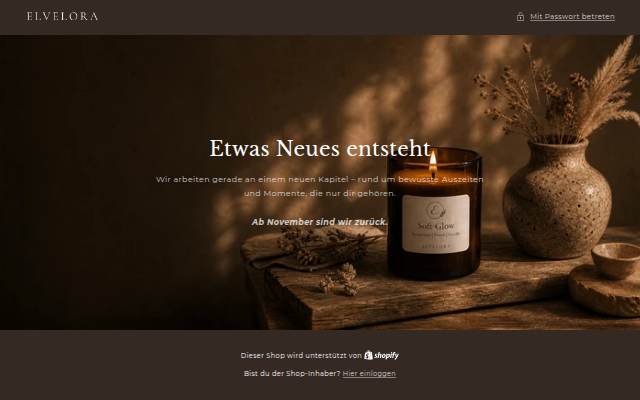 Elvelora storefront