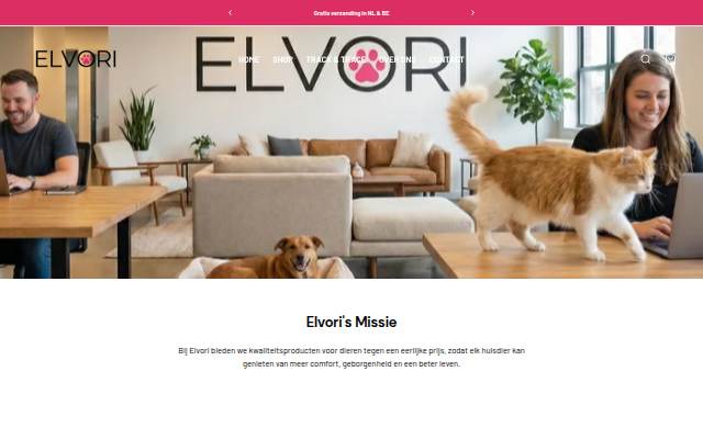 Elvori storefront