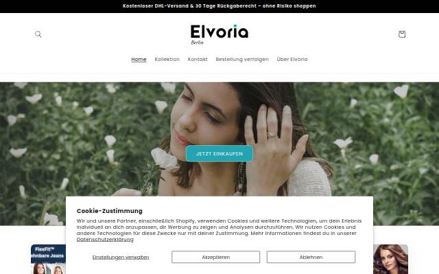 Elvoria storefront