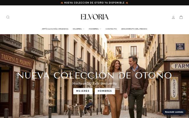 Elvoria storefront