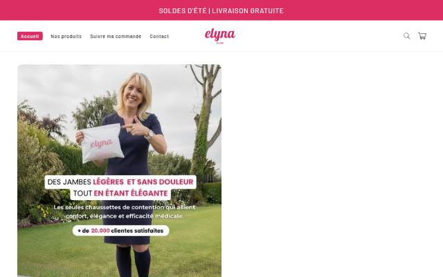 Startseite von Elyna Paris