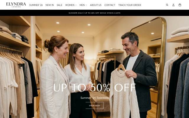 Elyndra London storefront