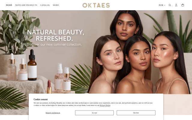 Oktaes storefront