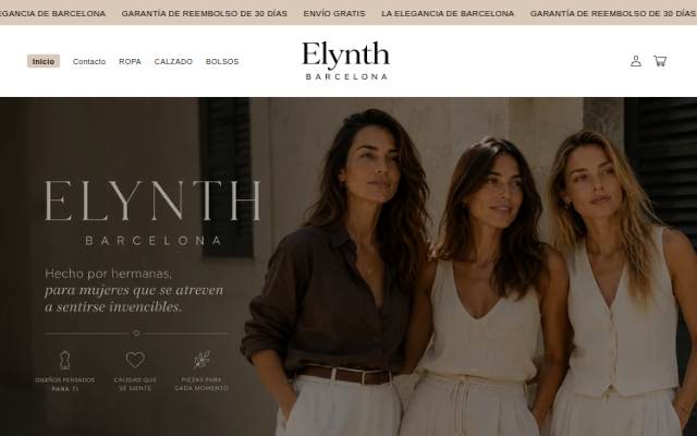 Elynth Barcelona storefront