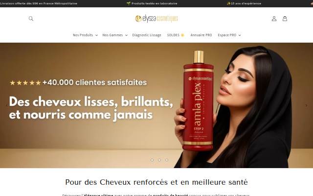 Elyssa Cosmétiques storefront