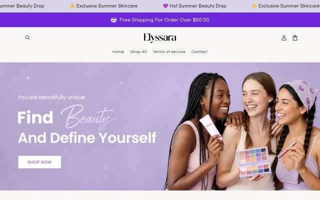 Elyssara storefront