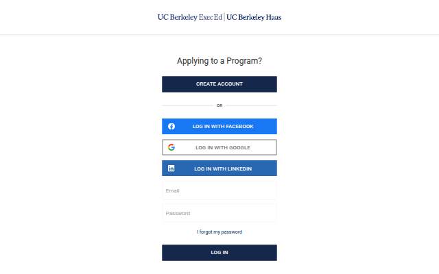 UC Berkeley Executive Education storefront