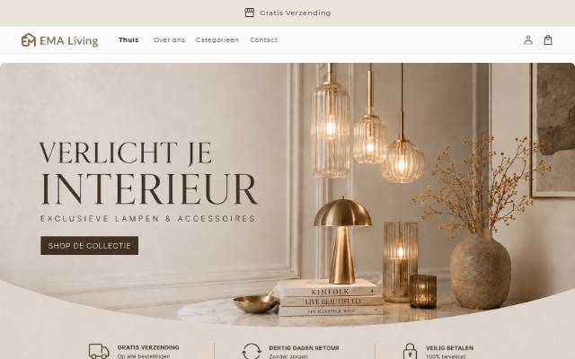 EMA Living storefront