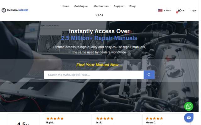 eManualOnline storefront