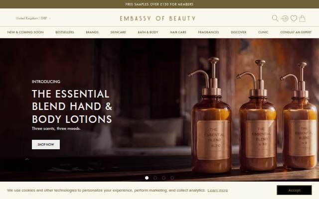 Embassy of Beauty storefront