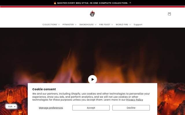 Ember &amp; Fire storefront