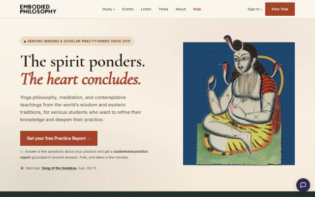 Startseite von Embodied Philosophy