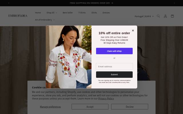 Embroflora storefront