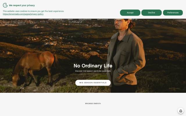 EMENTA storefront