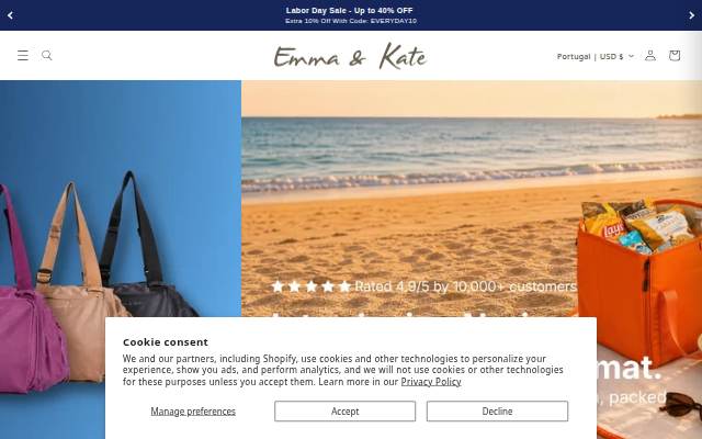 Emma &amp; Kate storefront