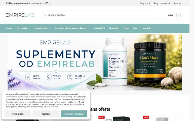 EmpireLab.pl storefront