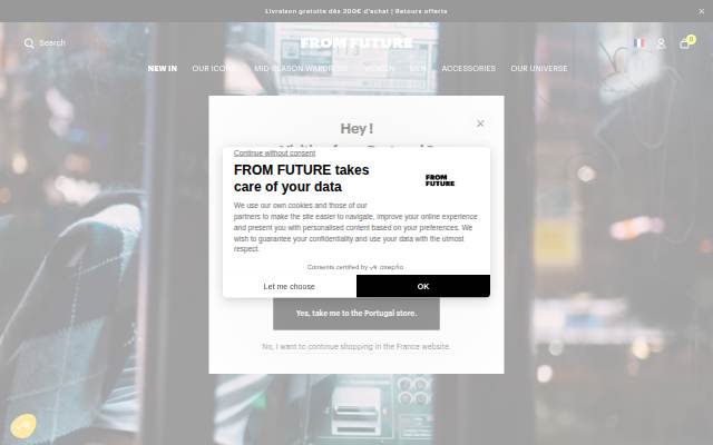 FROM FUTURE storefront