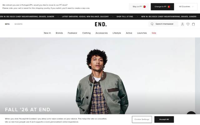 END. storefront