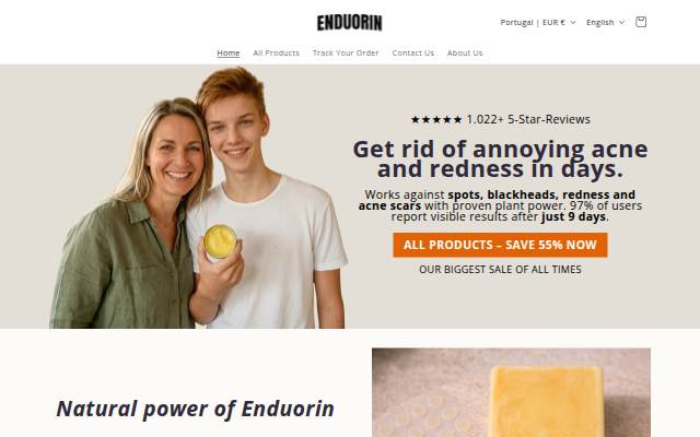 Enduorin Limited storefront