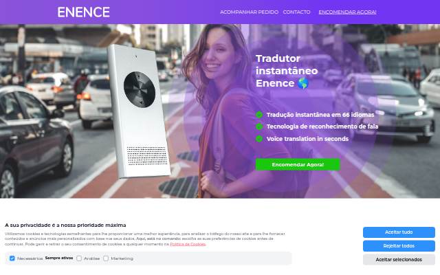 Tradutor instantâneo Enence 🌎 storefront