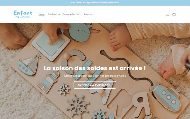 Enfant Joyeux FR storefront