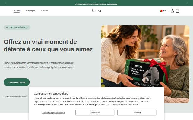 Startseite von Enoxa™