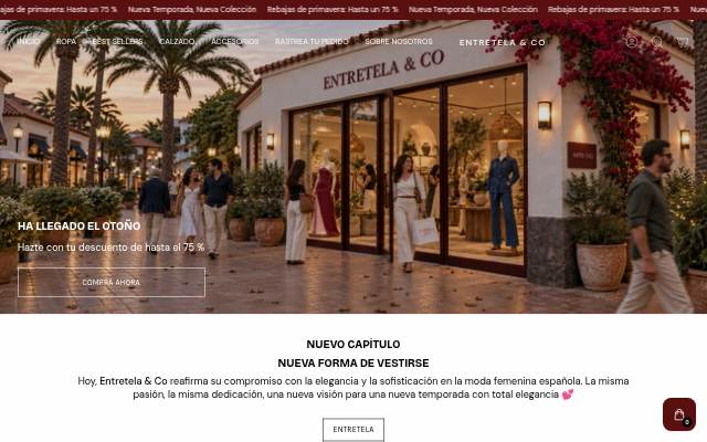 Entretela &amp; CO storefront