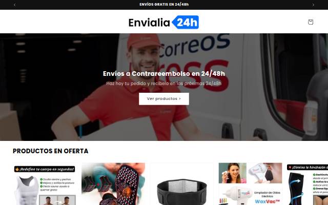 Envialia 24h storefront