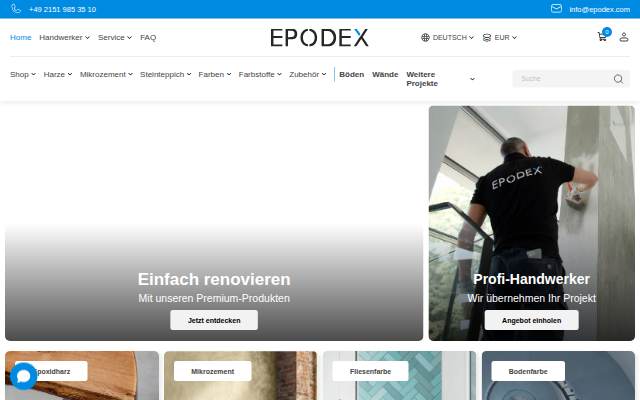 EPODEX Deutschland storefront