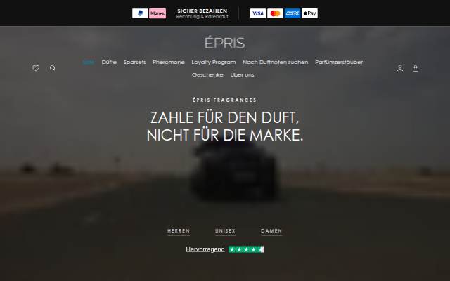 ÉPRIS storefront