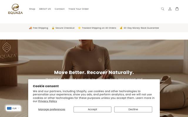 Equaza.com storefront