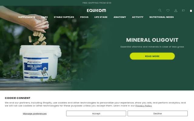 Equicom storefront