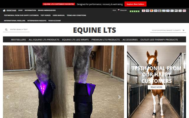 Equine LTS &ndash; LED Light Therapy for Horses storefront